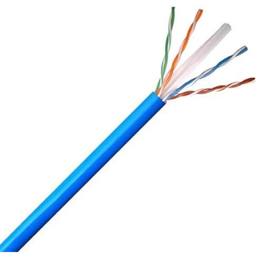 General Cable GenSPEED® 6 7133809 Pull-Pac® II Type CMR Cat 6 Riser Cable, 23 AWG Annealed Bare Solid Copper Conductor, 1000 ft L
